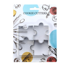 stainless steel  puzzle biscuit cookie cutter set